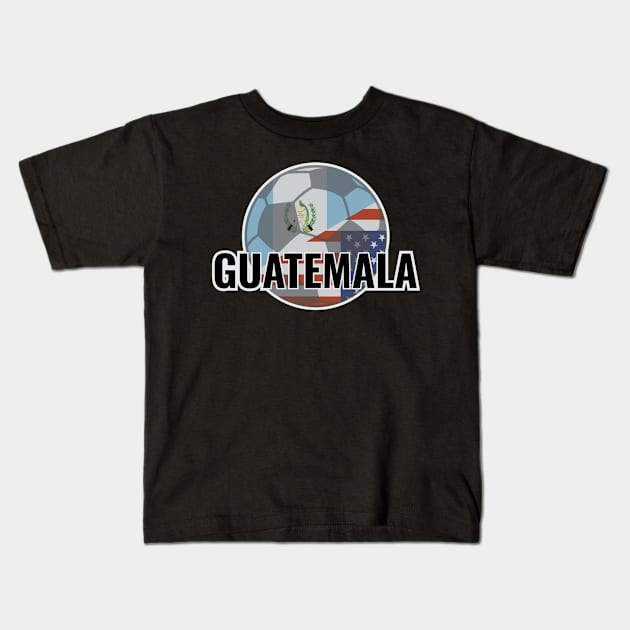 Soccer Guatemala Versus USA Kids T-Shirt by c1337s